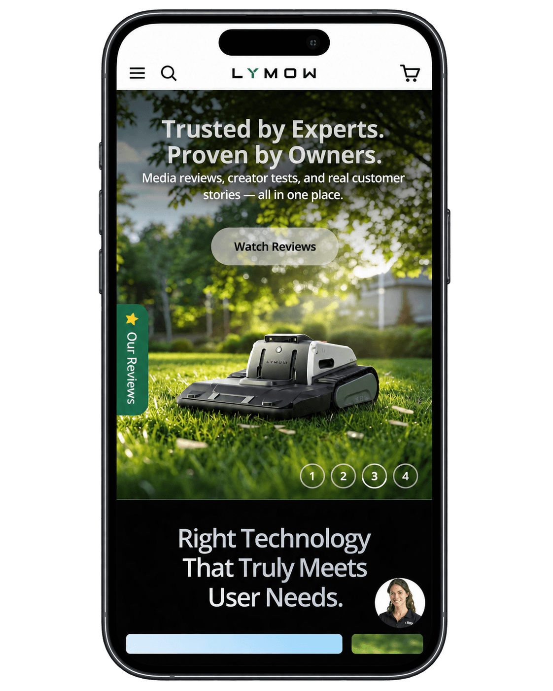 Lymow mobile review experience